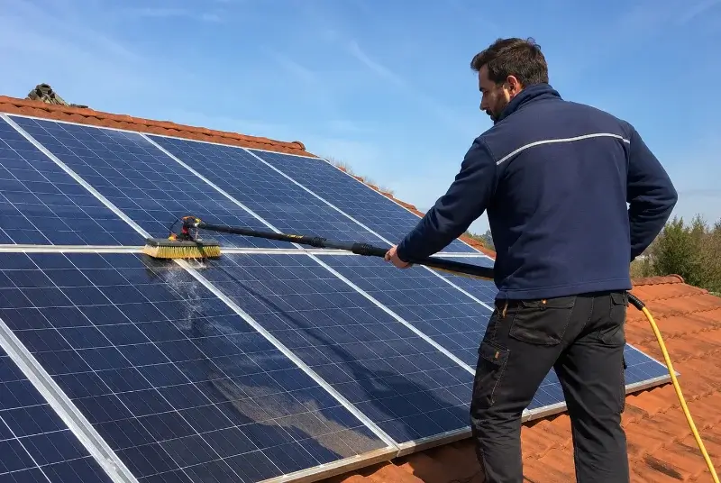 Nettoyage et entretien de panneaux solaires à Congénies